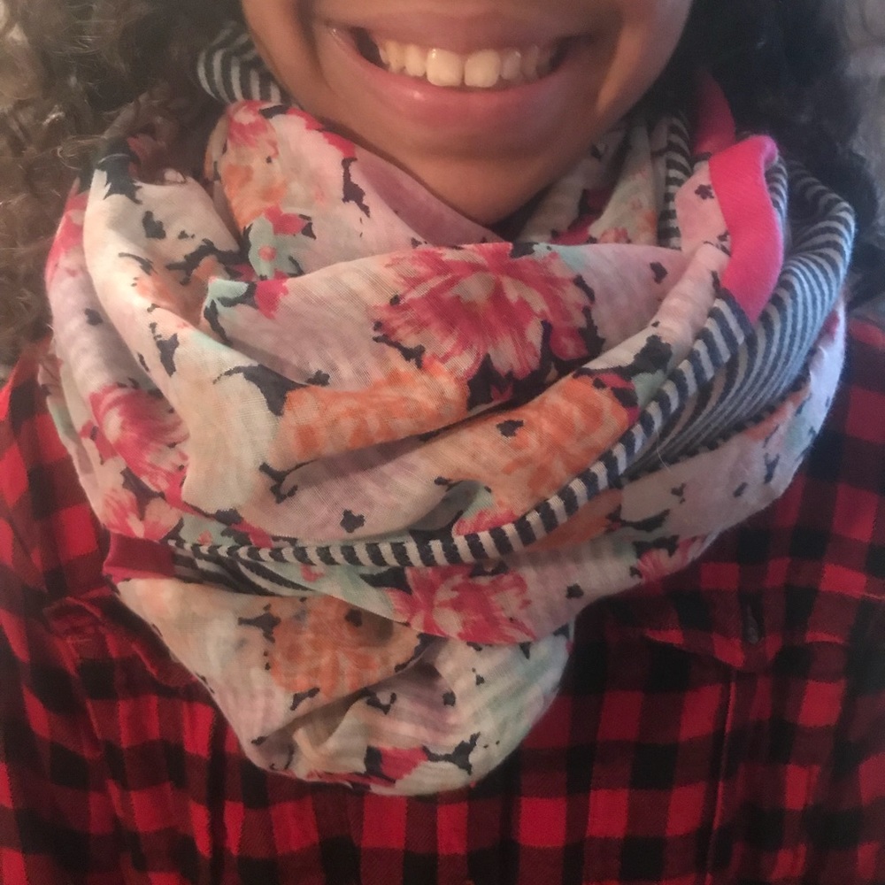 Floral scarf